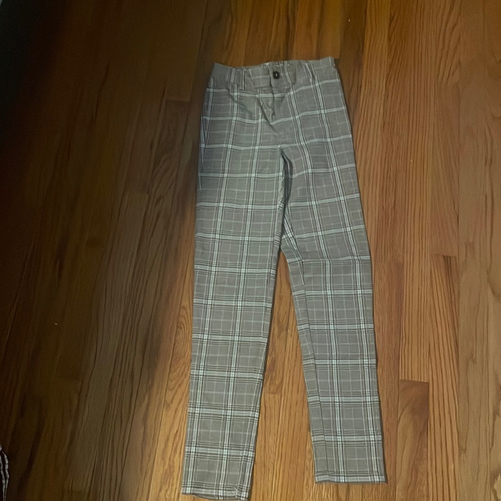 Women’s garage plaid  pants